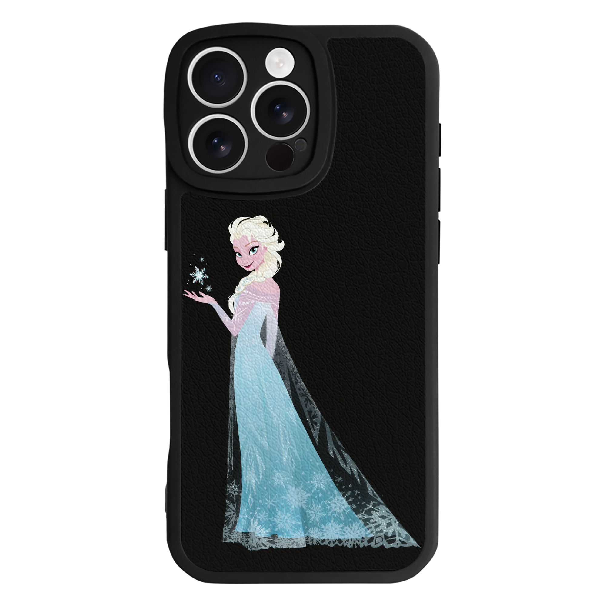 （画像用） アナと雪の女王 アンナ エルサ Frozen Anna Elsa 【iPhone 16シリーズ対応】シリコンスマホケース（レザー調） 材質：シリコン